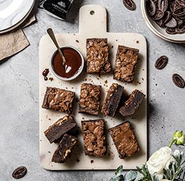 Brownies clásicos con Chocolate 70% cacao